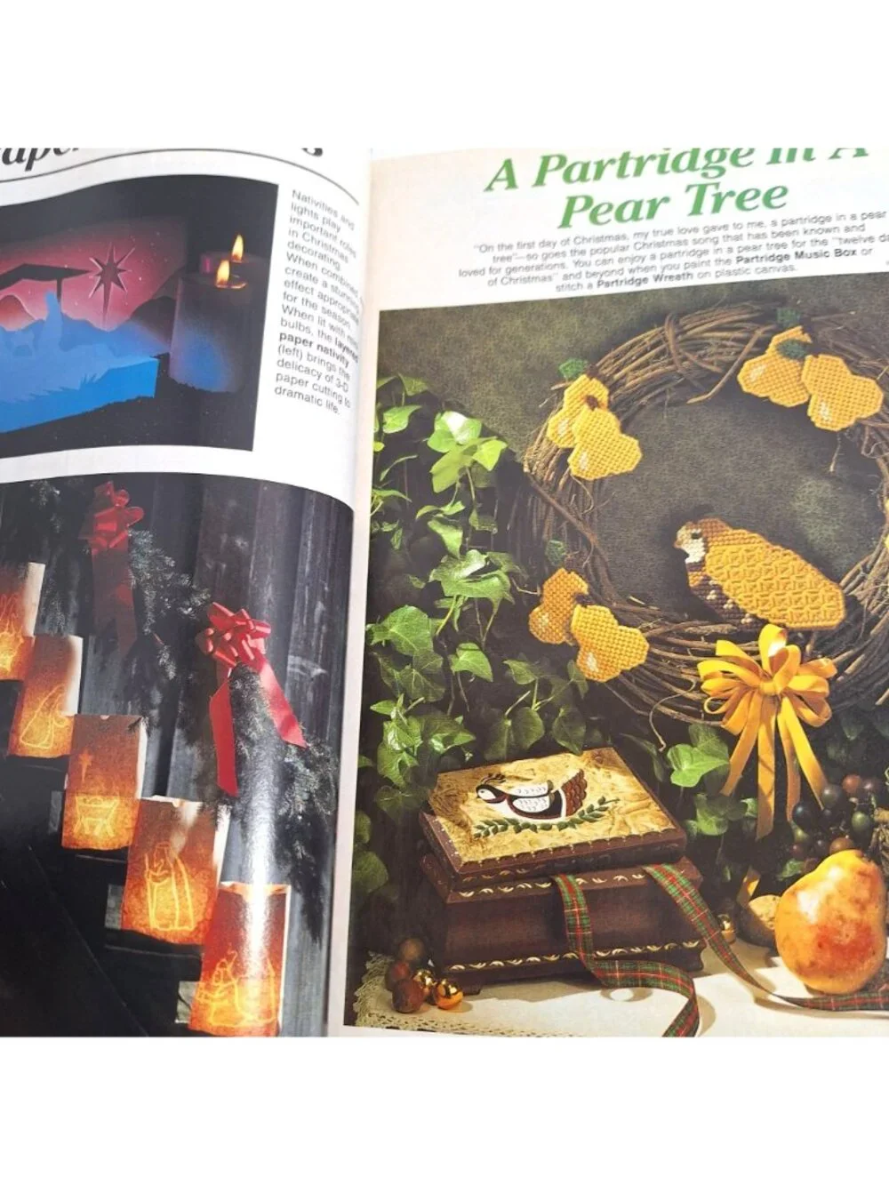 Crafts Country Christmas 1989 Magazine Handmade Holiday Projects - Picture 10 of 14